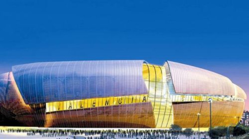Tādam paredzēts būt jaunajam ''Valencia'' kluba stadionam ''Nou Mestalla''
Foto: architettura21.eu
