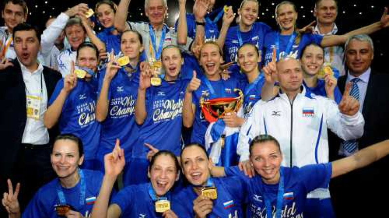 Krievijas volejbolistes
Foto: FIVB