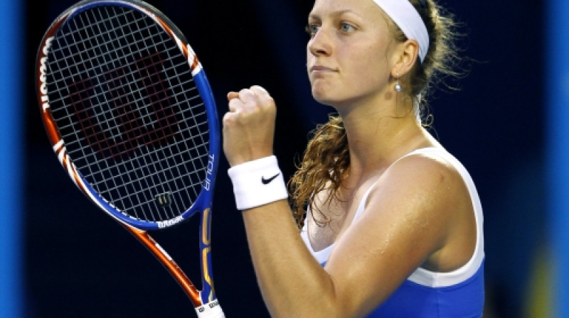 Austrāliju šorīt sarūgtināja Petra Kvitova
Foto: Reuters/Scanpix