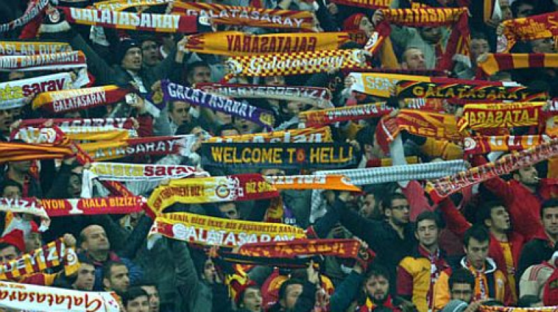 ''Galatasaray'' līdzjutēji
Foto: AFP/Scanpix