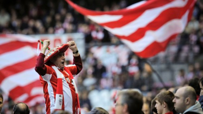 "Athletic Bilbao" atbalstītājiem ir pamatojums būt līksmiem - komanda iekarojusi piekto pozīciju
Foto: AP/ Scanpix