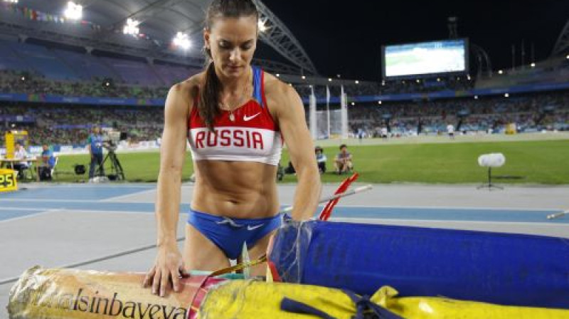 Jeļena Isinbajeva
Foto: Reuters/Scanpix