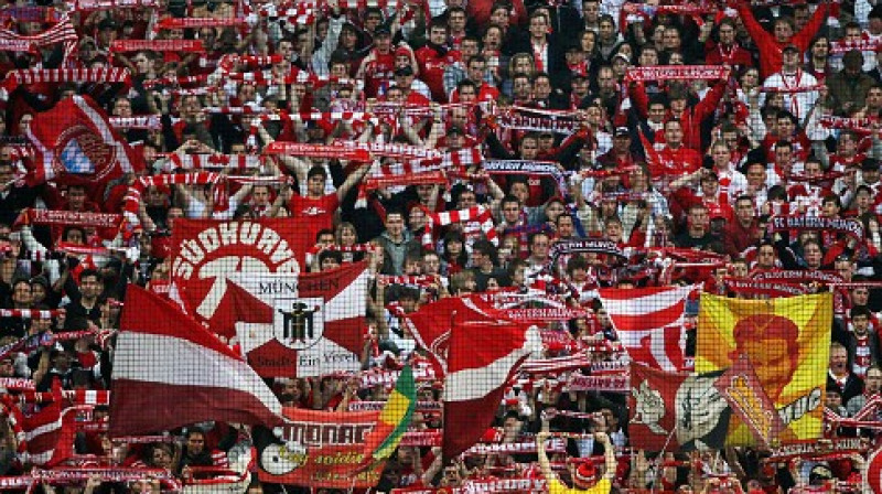 Minhenes ''Bayern'' fani nevarēs izmantot sava stadiona priekšrocības kā tas būtu jebkurā citā spēlē. Čempionu līgas finālam ir savi noteikumi...

Foto: www.ran.de