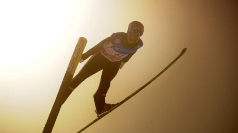 Lidojumā pirmā posma uzvarētājs - austrietis Andreass Koflers
Foto: AFP/ Scanpix