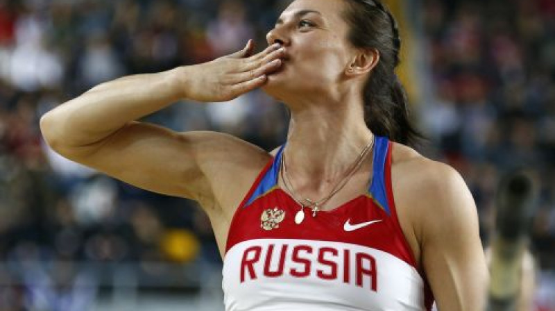 Jeļena Isinbajeva
Foto: Reuters/Scanpix