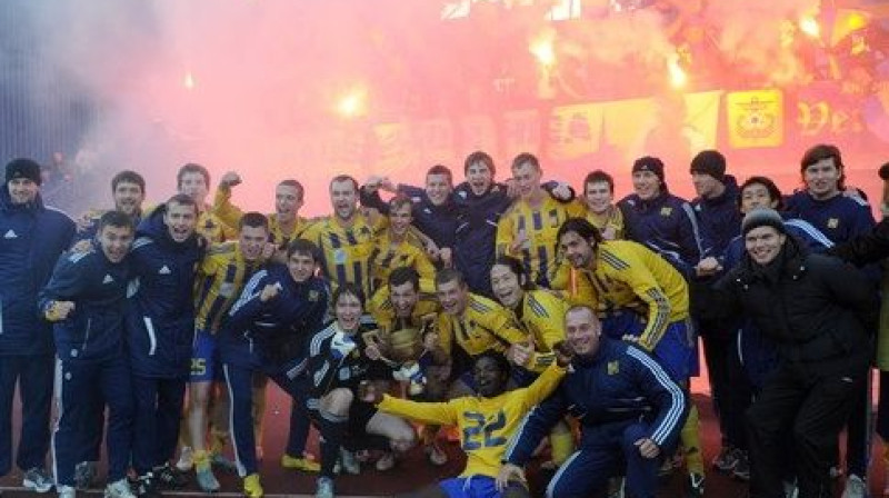 FK "Ventspils" nākotnē varētu būt atkarīga no jaunās vadības, bet pagaidām solījumi ir cerīgi.
Foto: Romāns Kokšarovs, Sporta Avīze/F64 Photo Agency