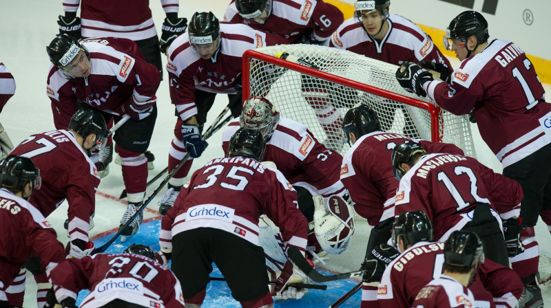 Latvijas izlase aizvadīs pēdējās divas pārbaudes spēles pirms pasaules čempionāta.
Foto: Zigismunds Zālmanis, Nikon