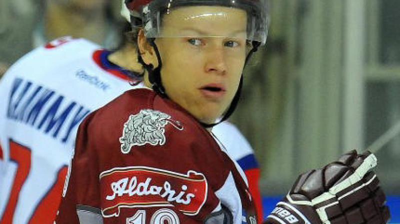 Andris Džeriņš - nedēļas rezultatīvākais Latvijas hokejists KHL platuma grādos. Foto: Romualds Vambuts, Sportacentrs.com