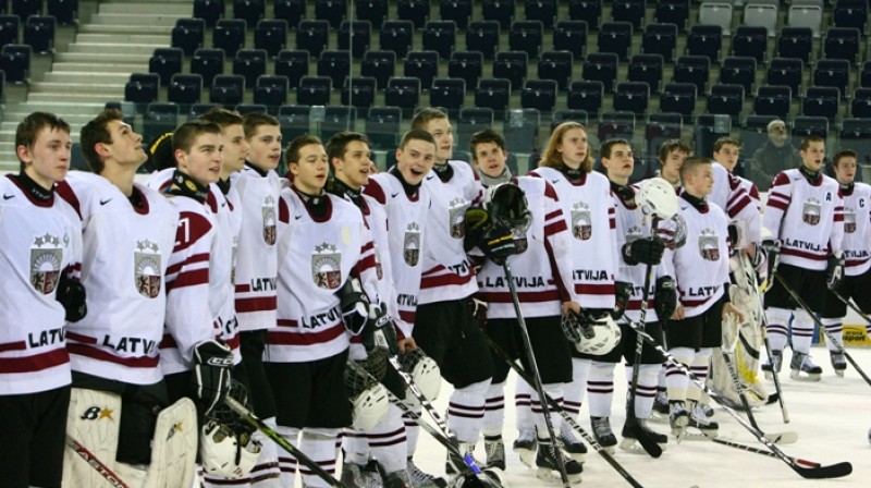 Latvijas U17 hokeja izlases sezonas galvenais starts būs Eiropas jaunatnes ziemas olimpiāde.
Foto: Dainis Caune