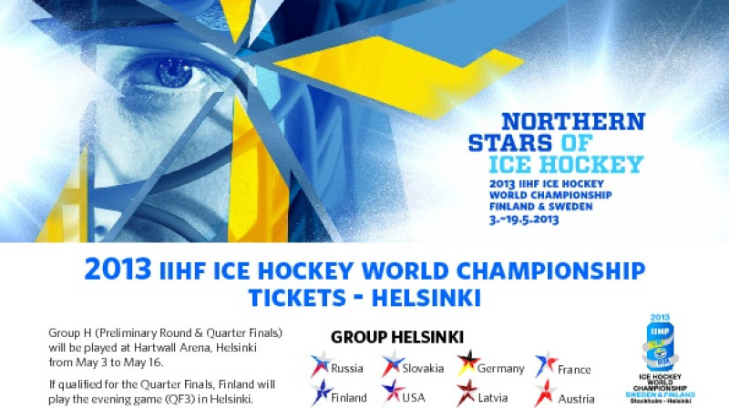 Lai gan rīkotāji sola, ka biļešu cenas sāksies no 9 eiro, lētākās biļetes uz Latvijas spēlēm pagaidām maksā 49 eiro
Foto: IIHF.com