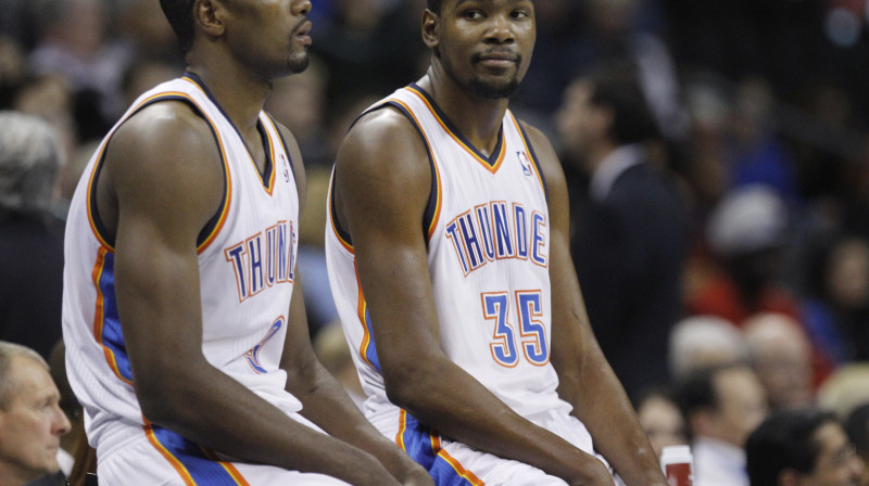 Seržs Ibaka un Kevins Durants
Foto: AP/Scanpix