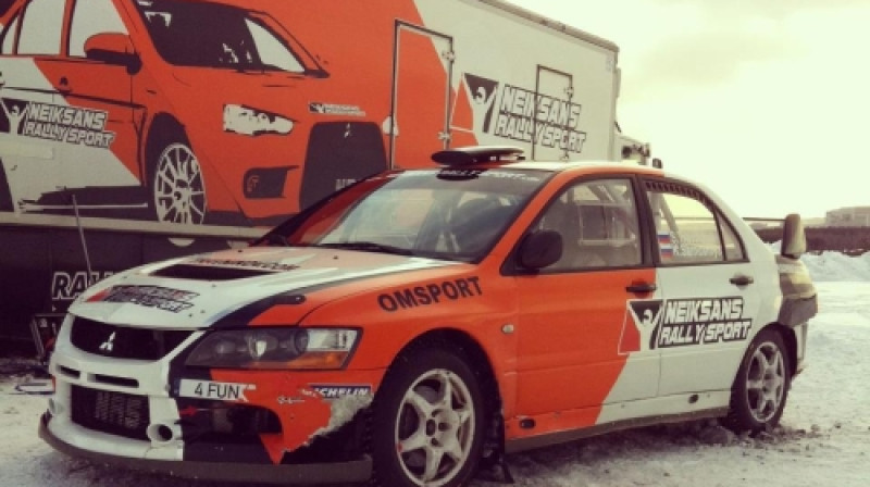 Travņikova mašīna rallijā "Gornij Ļen"
Foto: Neiksans Rally Sport