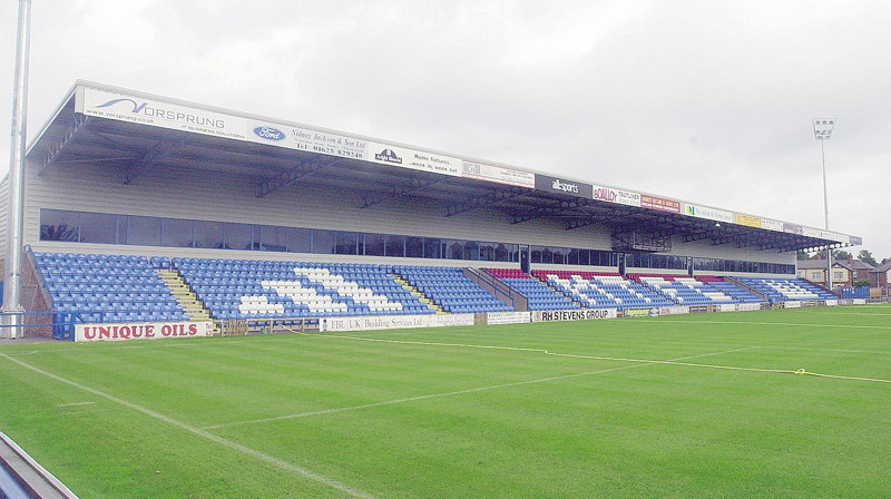 "Macclesfield Town" stadions
Foto: www.petercobley.com