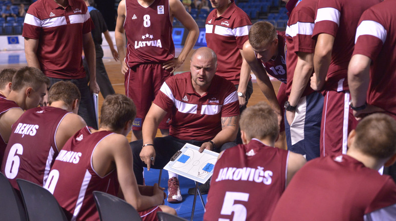 Kādiem burtiem Latvijas valstsvienība veiks ierakstu vēstures grāmatās - zelta vai sudraba? 
Foto: FIBA Europe