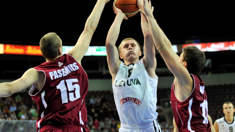 Latvijas U18 izlase: ceturto reizi vēsturē sasniegts Eiropas čempionāta pusfināls
Foto: Romāns Kokšarovs, "Sporta Avīze", f64