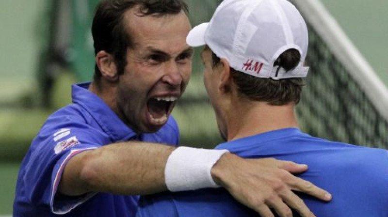 Radeks Štepāneks lielā sajūsmā
Foto: Reuters/Scanpix