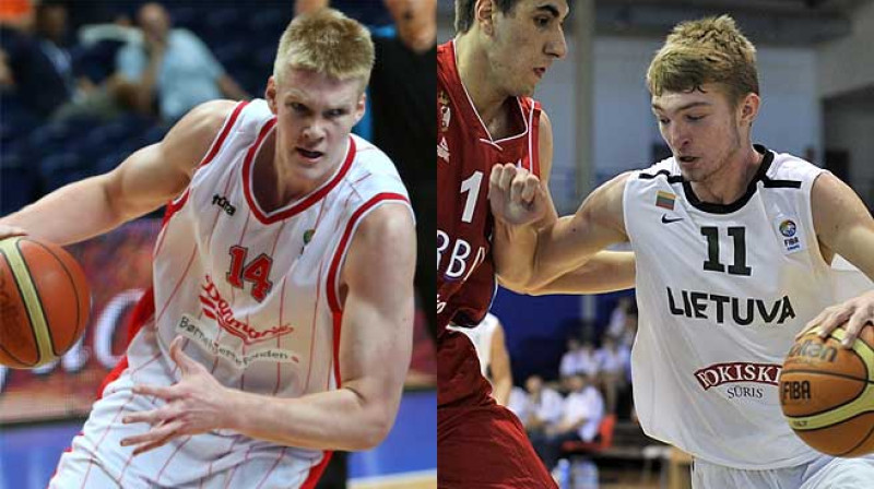 Rasmuss Larsens un Domants Sabonis
Foto: www.fibaeurope.com