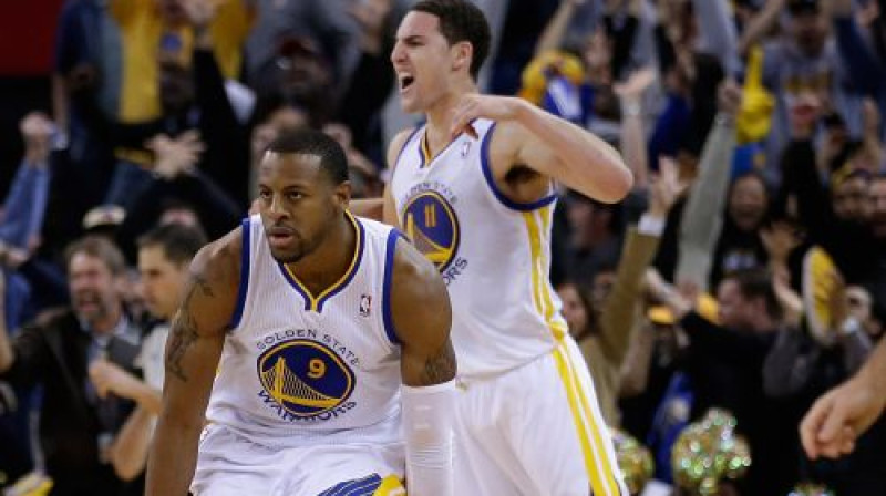 Andre Igudala un Klejs Tompsons svin uzvaru
Foto:AFP/Scanpix