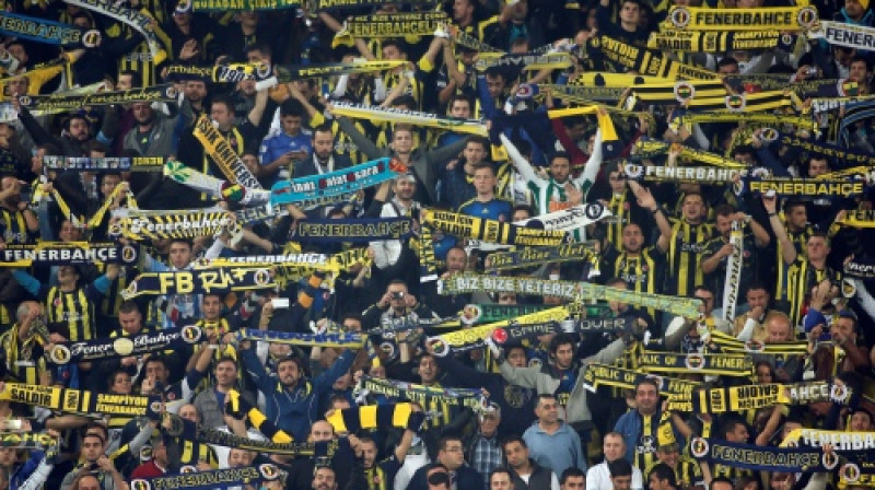 "Fenerbahce" līdzjutēji
Foto: Turkpix/Scanpix