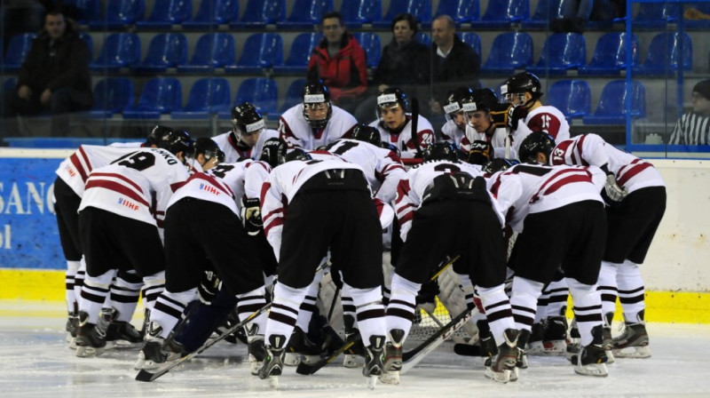 Latvijas U20 izlase
Foto: IIHF
