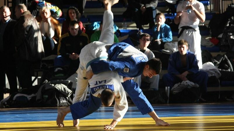 Latvijas atklātās meistarsacīkstes junioriem
Foto: Aleksandrs Lando, judo.org.lv