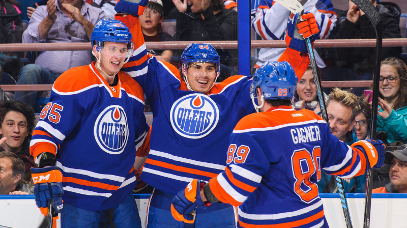 Edmontonas "Oilers" hokejisti
Foto: AFP/Scanpix