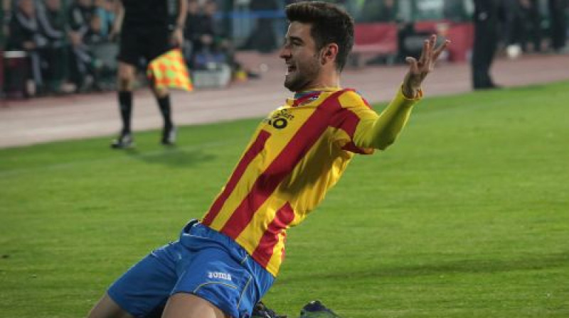 Antonio Baragans jau 5. minūtē ielika pamatus "Valencia" uzvarai
Foto:AP/Scanpix