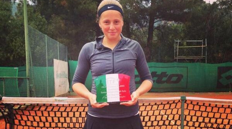 Aļonas Ostapenko pavasaris Itālijā - 5 ITF tituli!