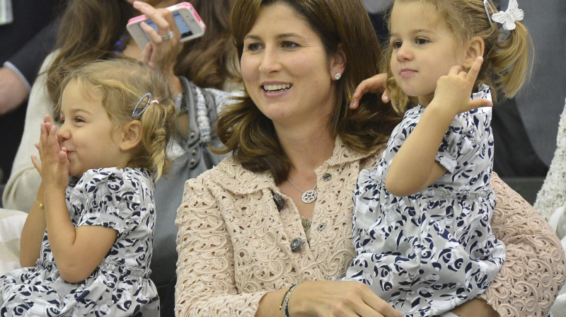 Mirka Federere ar meitām
Foto: Reuters/Scanpix