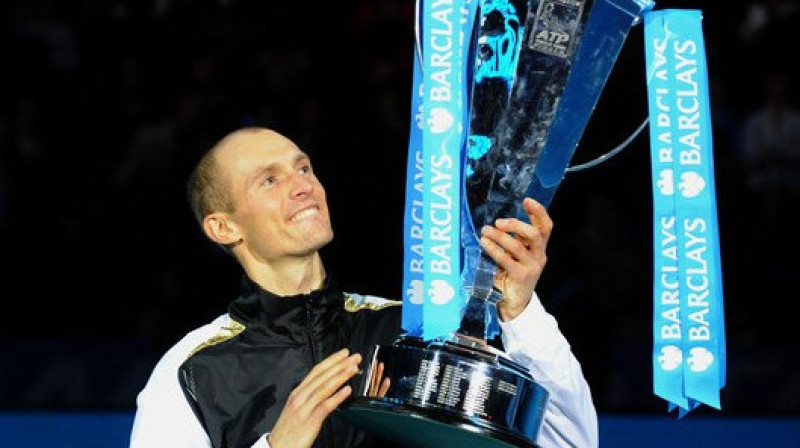 Nikolajs Davidenko - 2009. gada "ATP World Tour Finals" čempions
Foto: PA Wire/Scanpix