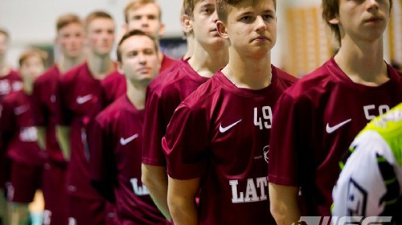 Latvijas U19 vīriešu izlase
Foto: Raivo Sarelainens, floorball.lv