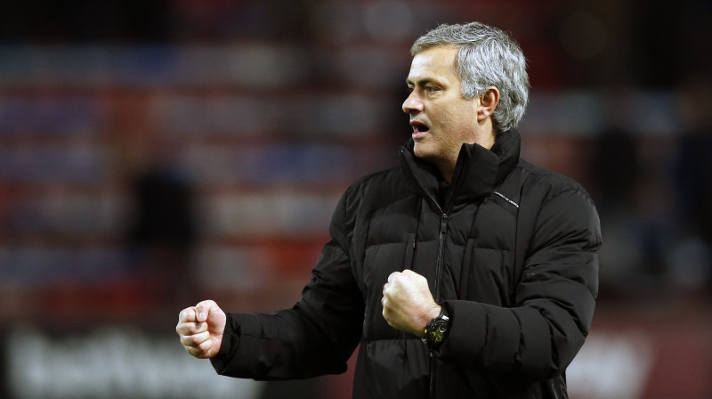 "Chelsea" galvenais treneris Žuzē Mourinju
Foto: AP/Scanpix