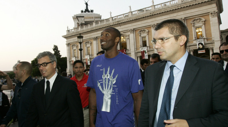 Kobe Braients, 2011. gadā viesojoties Itālijas galvaspilsētā Romā 
Foto: AFP/Scanpix