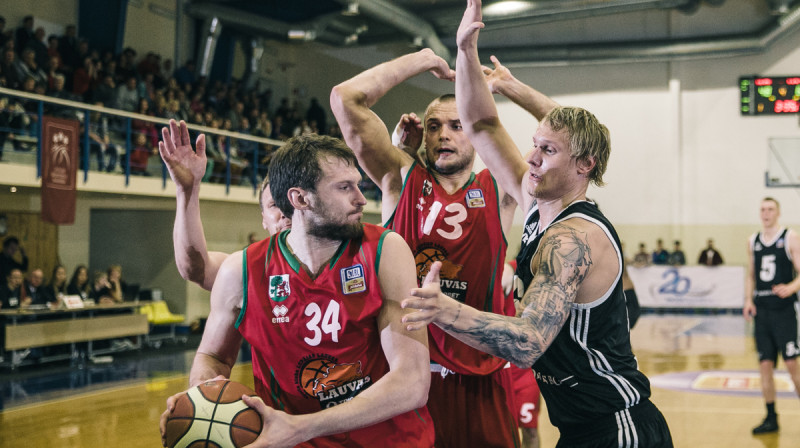 Edgars Žeļonis: labākais Liepājas spēlētājs uzvarā pār VEF
Foto: Mikus Kļaviņš, vefriga.com