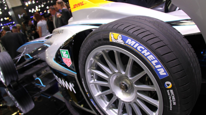 "Michelin" 18 collu riepas
Foto: electricautosport.com