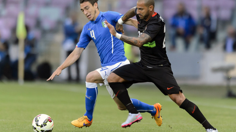 Mateo Darmians (pa kreisi)
Foto: AFP/Scanpix