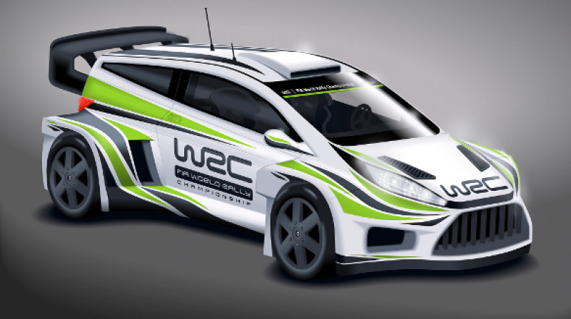 Iespējamais WRC mašīnas izskats 2017. gadā
Foto: WRC