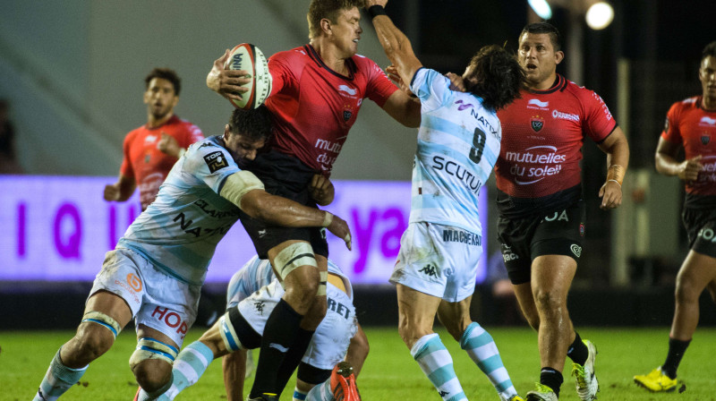 "Racing 92" spēja neitralizēt "Toulon" uzbrukumu
Foto: AFP/Scanpix