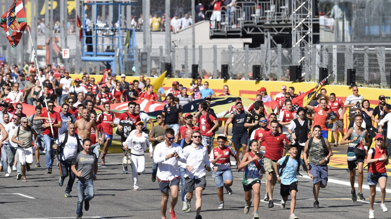 F1 līdzjutēji Moncas trasē
Foto: AFP/Scanpix