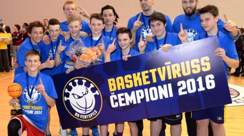 ''Basketvīruss'' čempioni - Ventspils 4.vidusskola!
Foto: bkventspils.lv