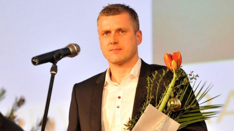 Andris Vaņins 2015. gadā tika atzīts par Latvijas labāko futbolistu (Foto: Romāns Kokšarovs, Sporta Avīze, f64)