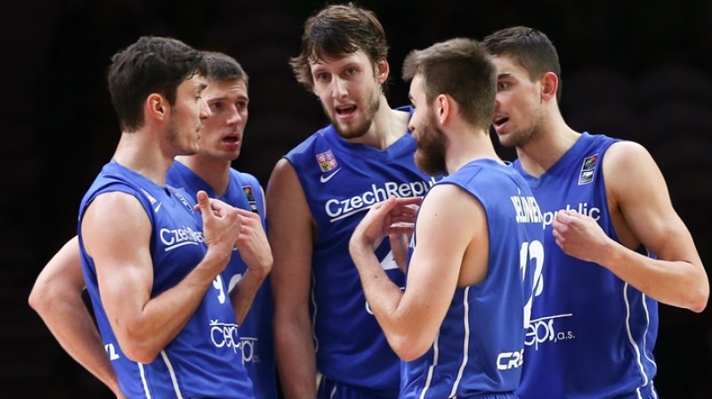 Čehijas basketbolisti spēlē ar Serbiju
Foto: FIBA.com