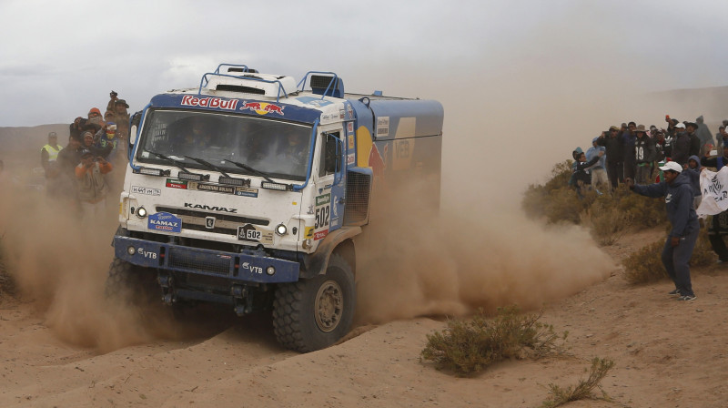 "Kamaz" šī gada Dakaras rallijā
Foto: TT NYHETSBYRÅN/Scanpix