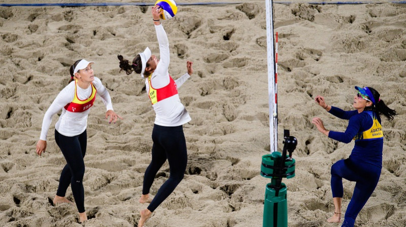 Elsa Makmilana noslēdz uzbrukumu
Foto: rio2016.fivb.com