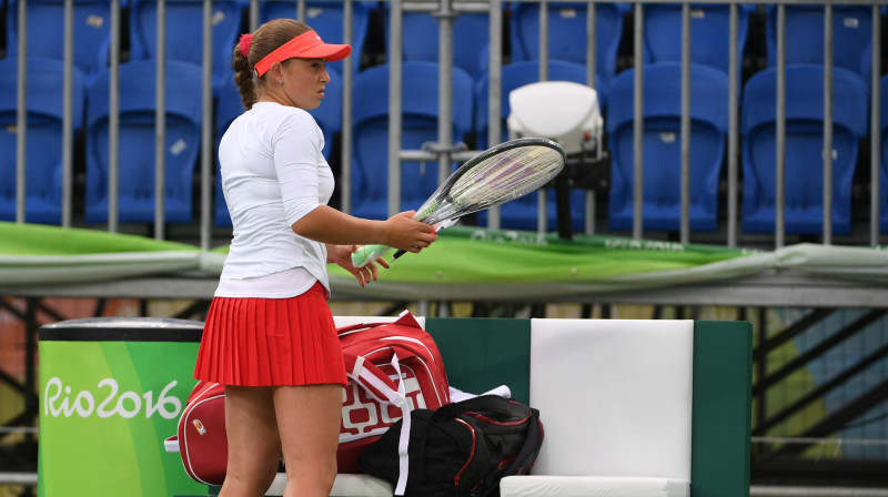 Aļona Ostapenko
Foto: Romāns Kokšarovs, F64