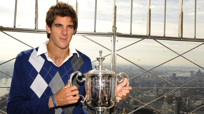 Huans Martins Del Potro ar "US Open" trofeju 2009. gada 15. septembrī
Foto: AFP/Scanpix