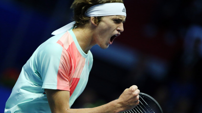 19 gadus vecais Vācijas tenisists Aleksandrs Zverevs šobrīd ATP rangā atrodas 24. vietā
Foto: TASS/Scanpix