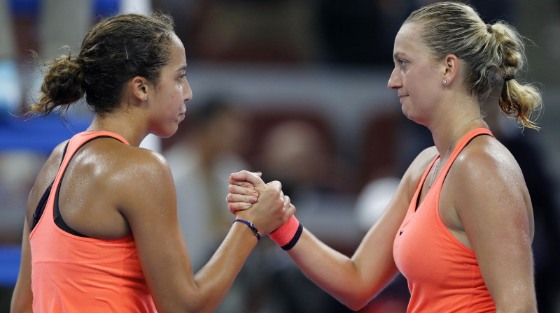 Medisona Kīsa un Petra Kvitova
Foto: AP/Scanpix