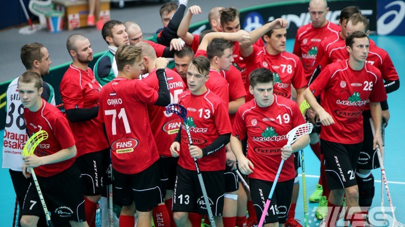 "Lielvārde/FatPipe" komandai neizdevās atkārtot 2012.gada panākumu
Foto: Floorball.lv