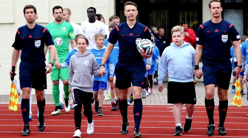 Aleksejs Spasjoņņikovs, Andris Treimanis un Haralds Gudermanis
Foto: LFF